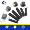 hardware supplier A193 B7 black oxide stud bolt with nut